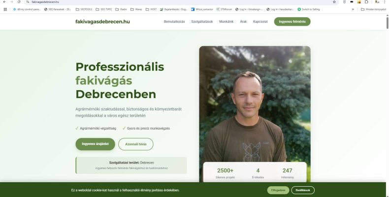 fakivágás árak debrecen